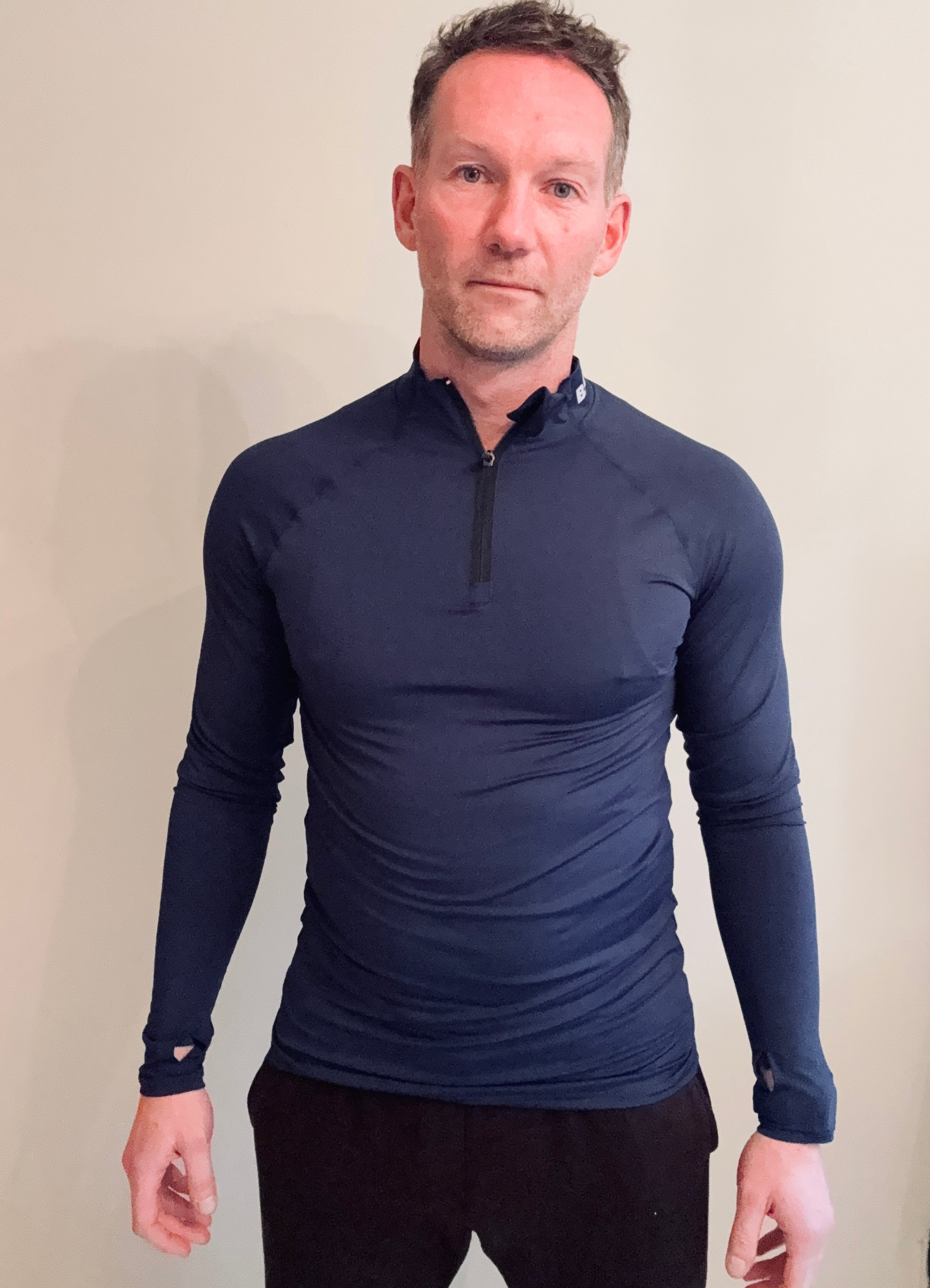 Men’s Quarter Zip Top - Navy